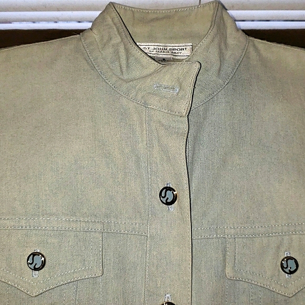 St John Light denim jean jacket.